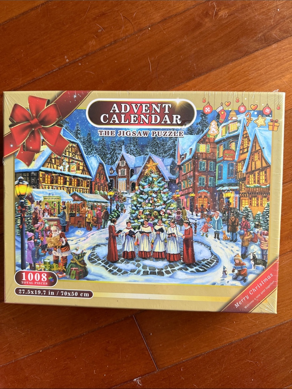 NWT 1008 Piece Jigsaw Puzzle Advent Calendar Holiday